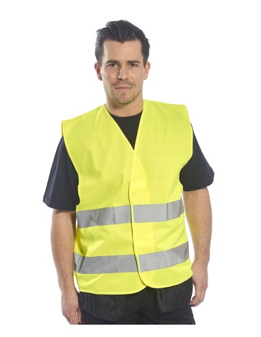 POR-C474-Gilet de haute visibilité à deux bandes (C474) EN ISO 20471 CLASSE 2